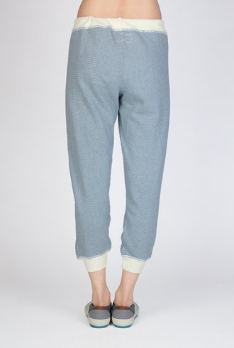 The Great - Cropped Sweatpant Rust Wishweed Embroidery - Alhambra