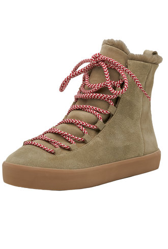 Coclico Sugar Otter Sabbia Boot with Candy-Stripe Lace