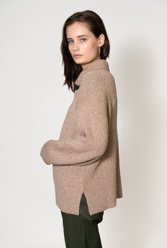 Apiece Apart Miguela Sustainable Knit Camel