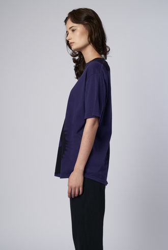 Raquel Allegra Yin-Yang  Mens Tee Ultra Violet