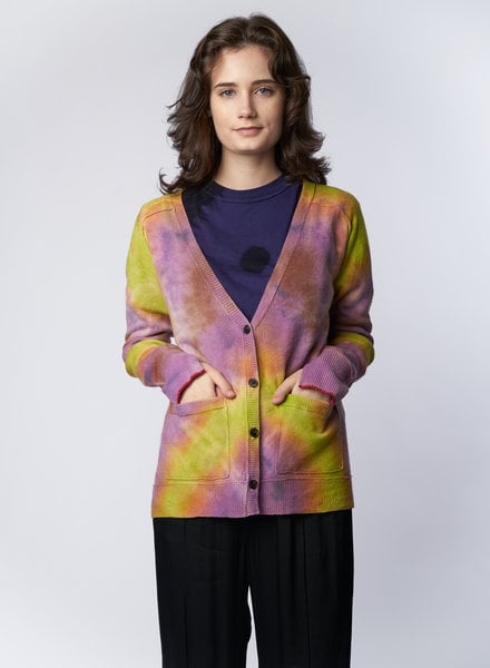 Raquel Allegra Cardigan Neon Heart Sparkle