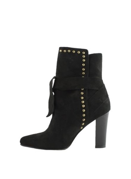 Aggie Suede Boots Black