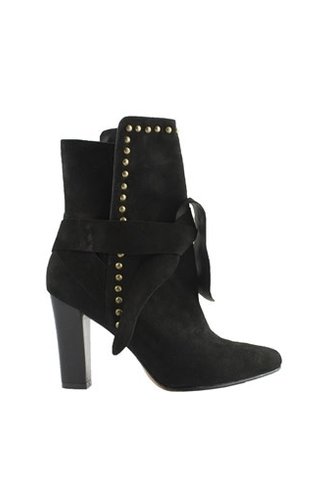 Aggie Suede Boots Black