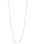 Dana Kellin Fashion Crystal, Dark Silver, and Gold Necklace, Thirty-six Inches