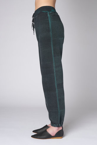 Raquel Allegra Black Moss Topanga Sweatpant