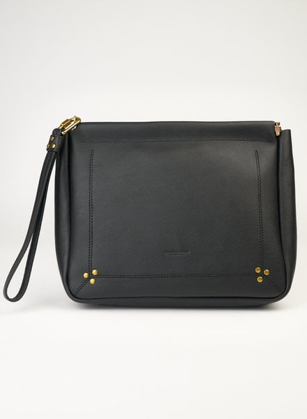 Jerome Dreyfuss Noir Goatskin Clutch