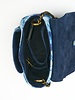 Jerome Dreyfuss Blue Tie Dye Calfskin Small Lulu Bag