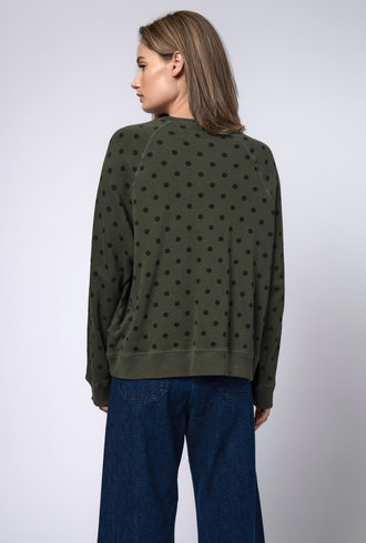 The Great The Slouch Sweatshirt Army Dot