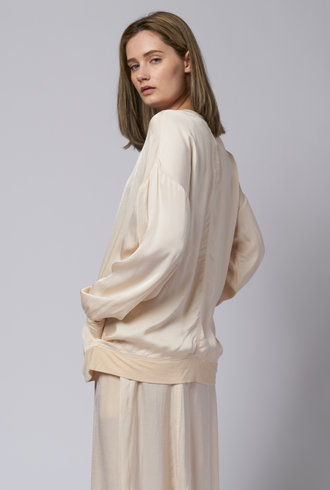 Raquel Allegra Drop Shoulder Sweatshirt Shell