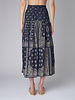 The Great The Waltz Skirt Navy Bandana Print