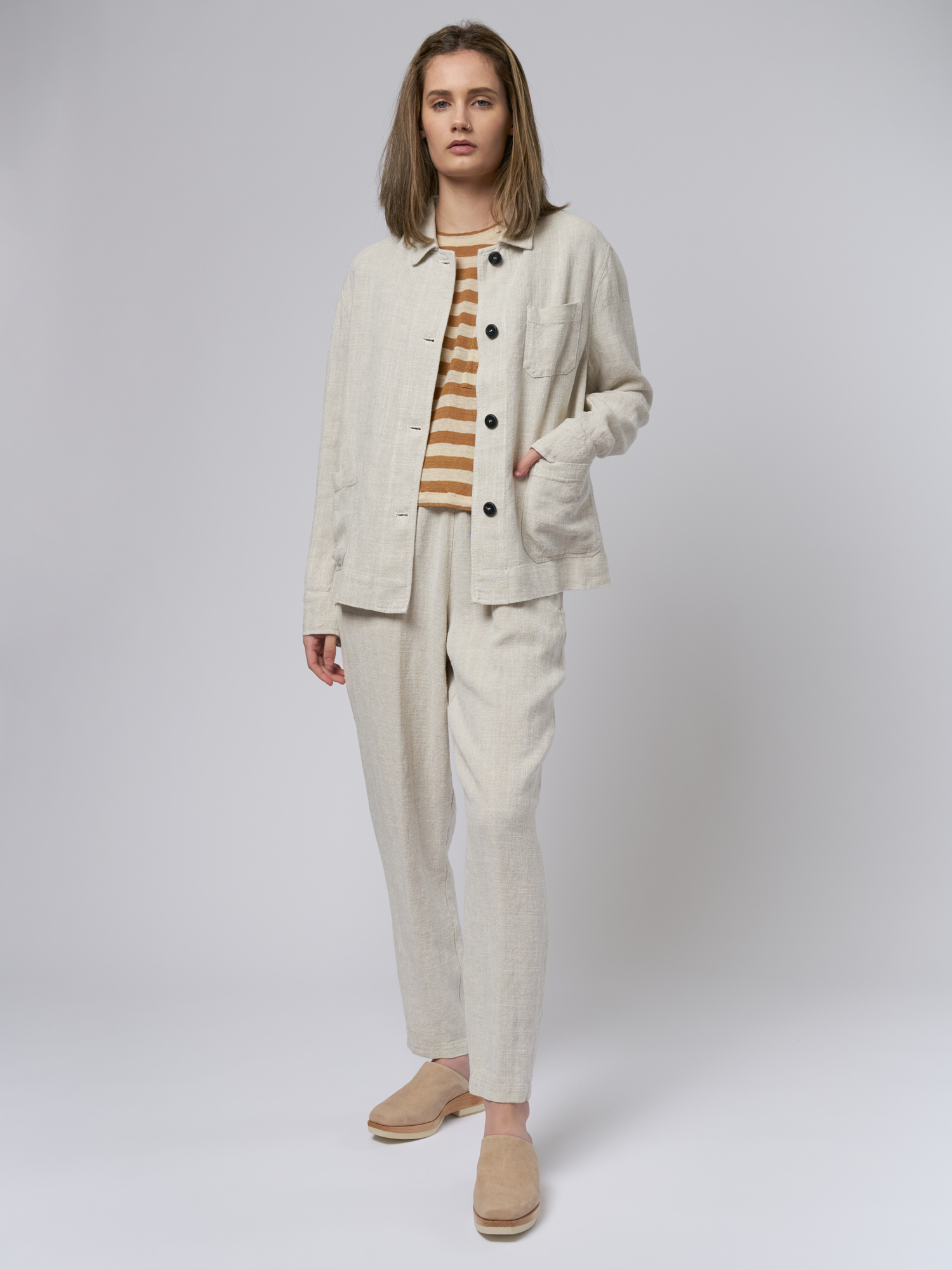 Shirt Jacket Gypsum Gray - Alhambra | Women's Clothing Boutique, Seattle