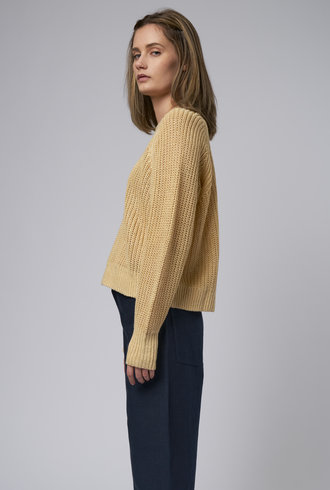 Apiece Apart Tara Pullover Lemon