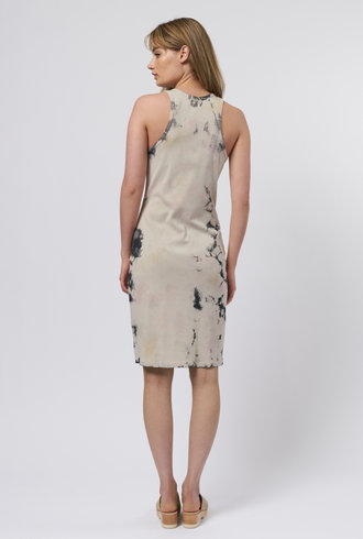 Raquel Allegra Racerback Tank Dress Pastel Black