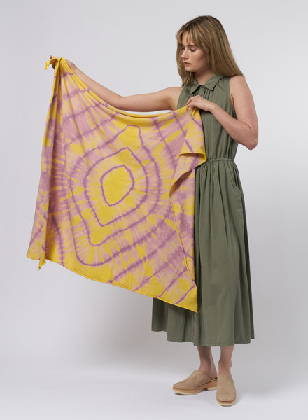 Raquel Allegra Acid Light Tie Dye Scarf