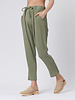 Raquel Allegra Dropped Crop Pant Sage