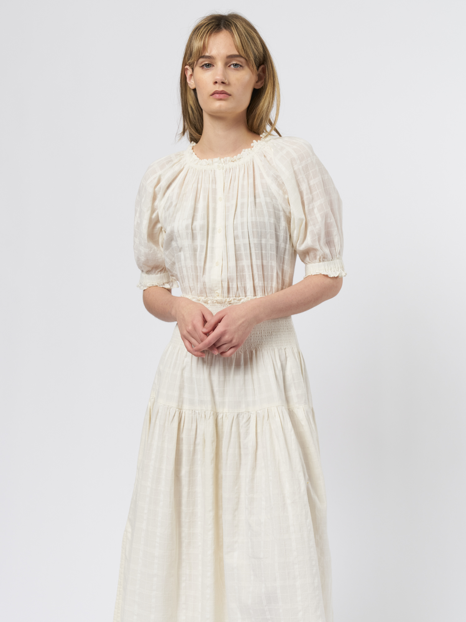 Brijette Dress Salt - Alhambra | Women's Clothing Boutique, Seattle