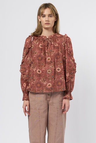 Ulla Johnson Manet Blouse Rosebud