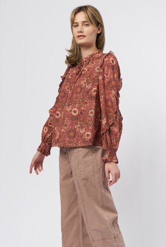 Ulla Johnson Manet Blouse Rosebud