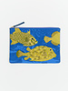 Inouitoosh Embroidered Pouch Pio Blue