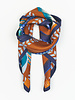 Inouitoosh Silk Carre Scarf Toucan Caramel