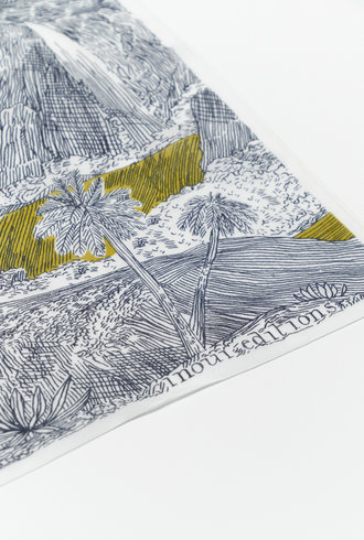 Inouitoosh Simone Carre Scarf Yellow