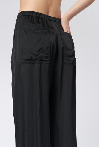 Raquel Allegra Pleated Trouser Black