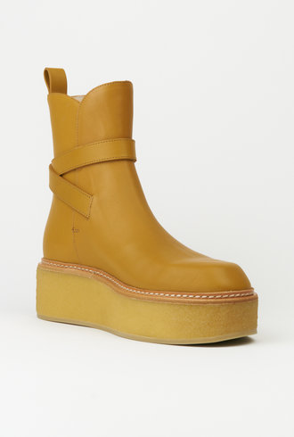 Ulla Johnson Lennox Ankle Buckle Boot Sand