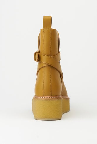 Ulla Johnson Lennox Ankle Buckle Boot Sand