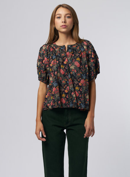 The Great Carriage Top Black Floral
