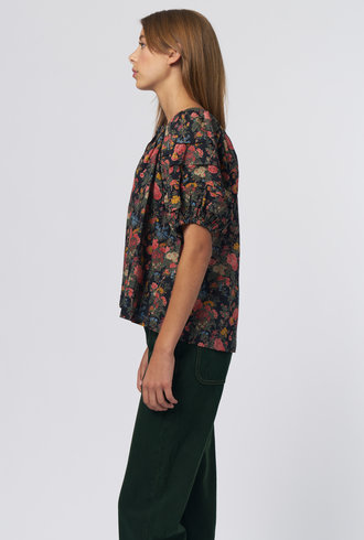 The Great Carriage Top Black Floral