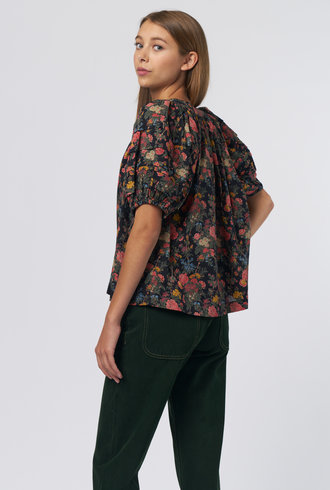 The Great Carriage Top Black Floral