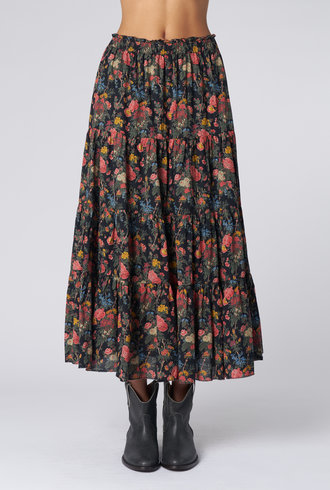 The Great The Day Dream Skirt Black Enchanted Floral