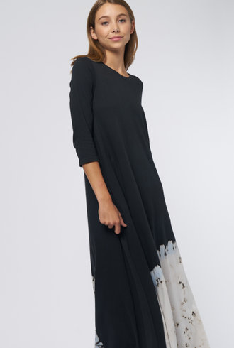 Raquel Allegra Drama Maxi Dress Moonbow Tie Dye