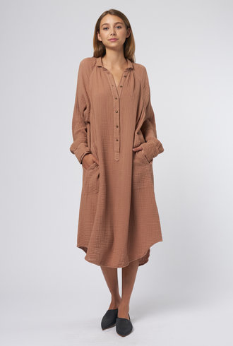 Raquel Allegra Poet Dress Adobe