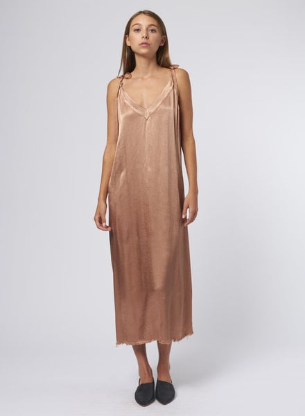 Raquel Allegra Slip Dress Adobe