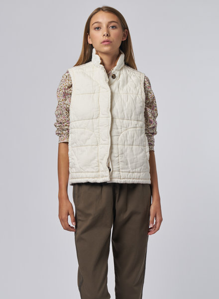 Xirena Hunter Puffer Vest Ivory Vine