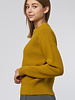 Pomandere Rib Crew Neck Sweater Golden Khaki