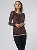 Kokun Overdyed Fitted Crew Sweater Cocoa