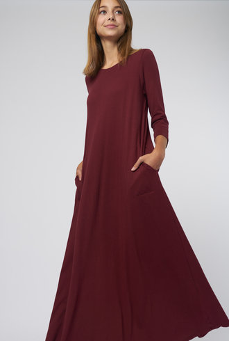 Raquel Allegra Drama Maxi Dress Sienna