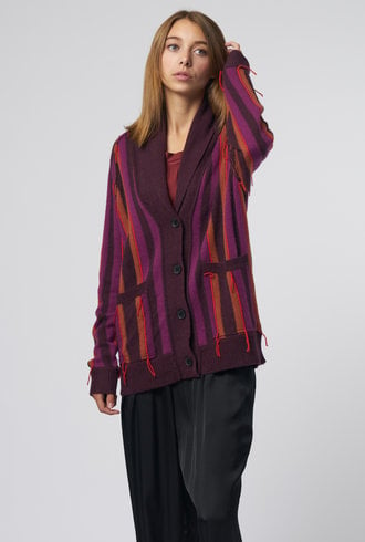 Raquel Allegra Cardigan Jackets Red Hills