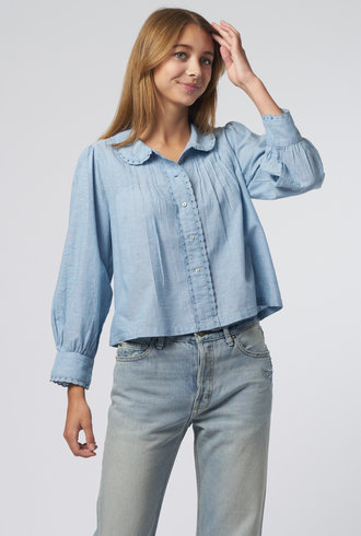 The Great The Parasol Top Chambray