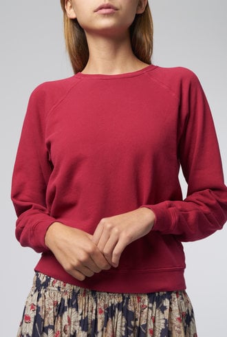 The Great The Shrunken Sweatshirt Plum