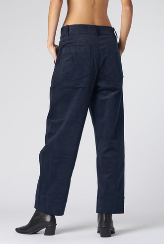 Apiece Apart Mari Barrel Pant Midnight