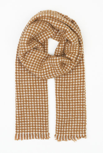 Destin Markt Scarf Camel/ White