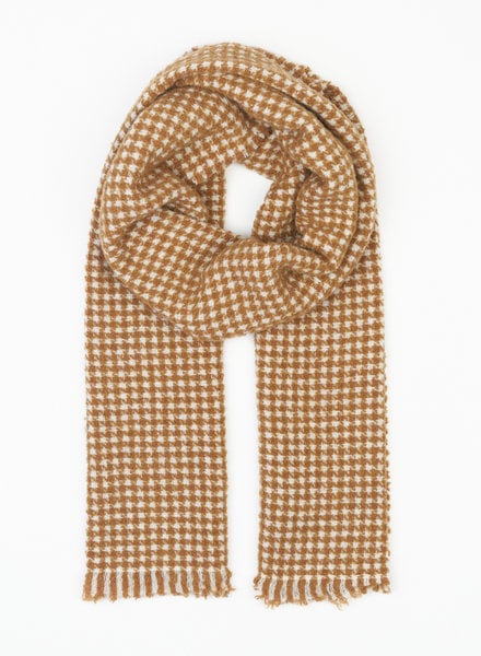 Destin Markt Scarf Camel/ White