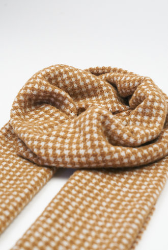 Destin Markt Scarf Camel/ White