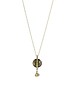 Dana Kellin Fine 14k Citrine and Rutilated Quartz Necklace