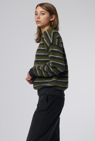 Bsbee Planet Crew Stripe Fog