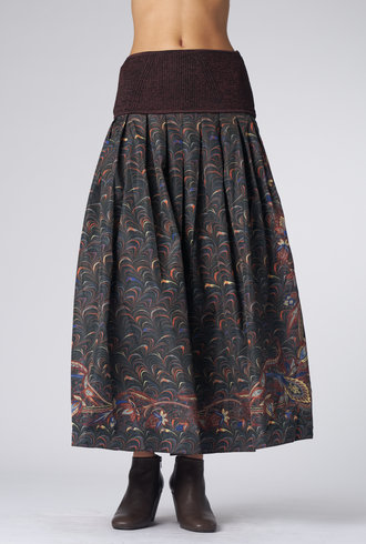 Ulla Johnson Lena Skirt Obsidian