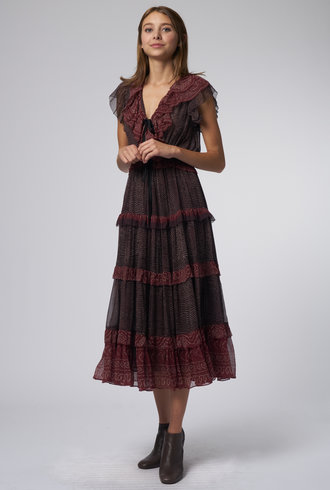 Ulla Johnson Arisa Dress Garnet